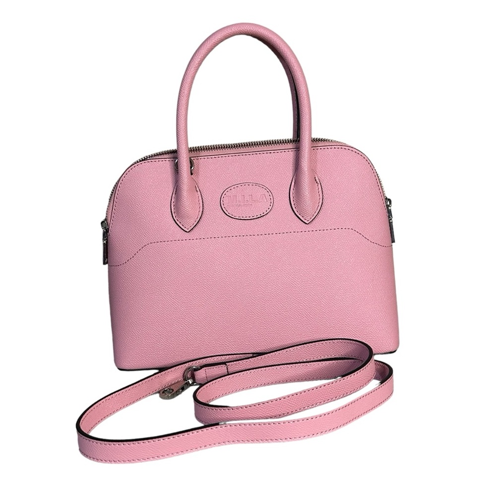 M.I.L.A Made in Los Angeles rose pink satchel purse handbag crossbody le…